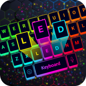 LED Keyboard: Emoji, Fonts Keyboard