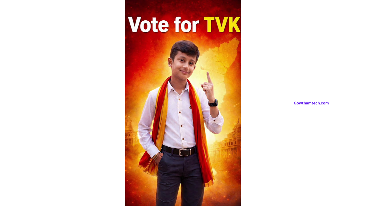 TVK Style Photo Editing Tamilaga Vetri Kazhagam Edit Tutorial